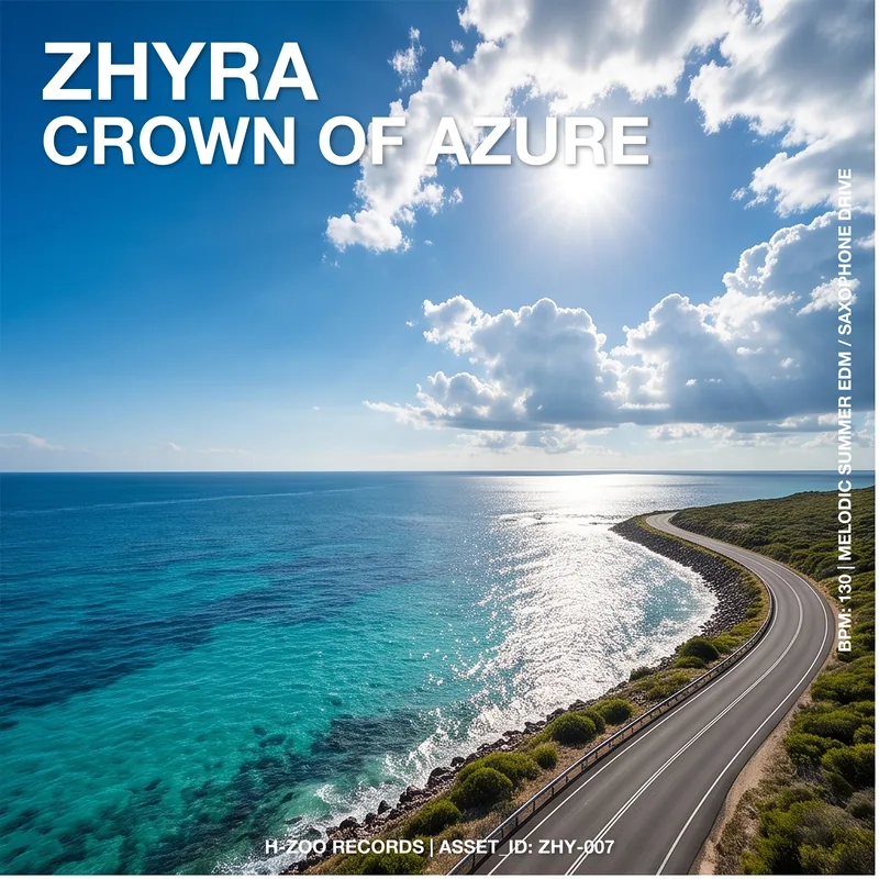 CROWN OF AZURE — ZHYRA jacket art
